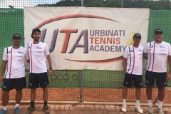 Il nuovo staff tecnico dell'Urbinati Tennis Academy: direttore è Roberto Perticarà