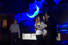 Le nipoti Ludovica e Veronica Tosi ritirano il premio alla memoria di Regina Amelia Piaceri (Ct Cicconetti)