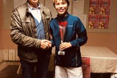 Fulvio Campomori premia Pietro Augusto Bonivento