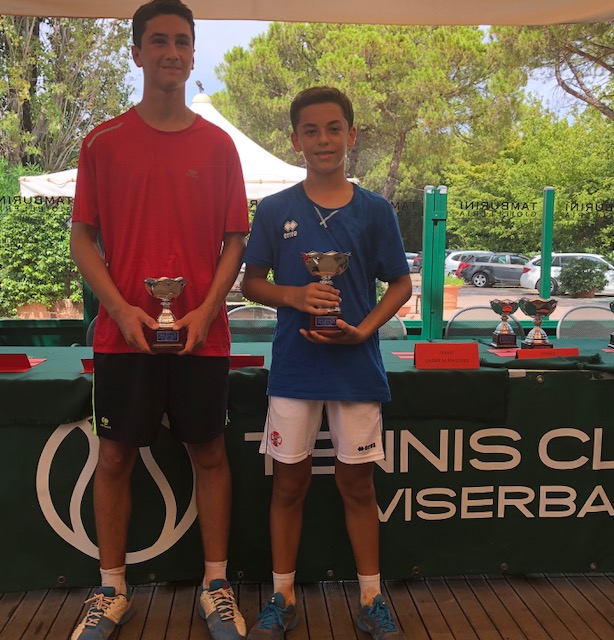 Foto finale Under 14 maschile da sinistra Pietro Matteini e Nicolò Iemmi-12-8