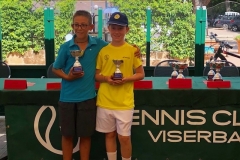 Foto premiazione Under 10 maschile da sinistra Federico Baldinini ed Emanuele Ascani-12-8