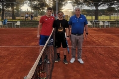 Trofeo Bentasol a Russi: Paolo Ranzi e Giovanni Chiapponi con il giudice arbitro Paride Gordini