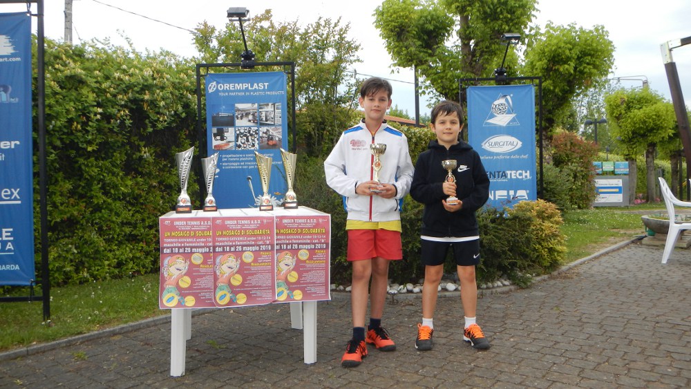 Riccardo Pretolani ed Edoardo Ghiselli (under 10)