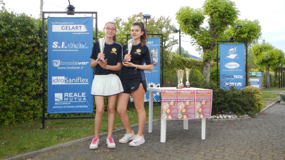 Alessia Cimino ed Elettra Campesi (under 14)