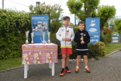Riccardo Pretolani ed Edoardo Ghiselli (under 10)