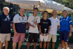 Tennis Viserba: la premiazione Under 16 maschile