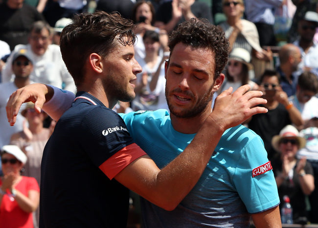 Parigi: Thiem mette fine alla favola Cecchinato in semifinale