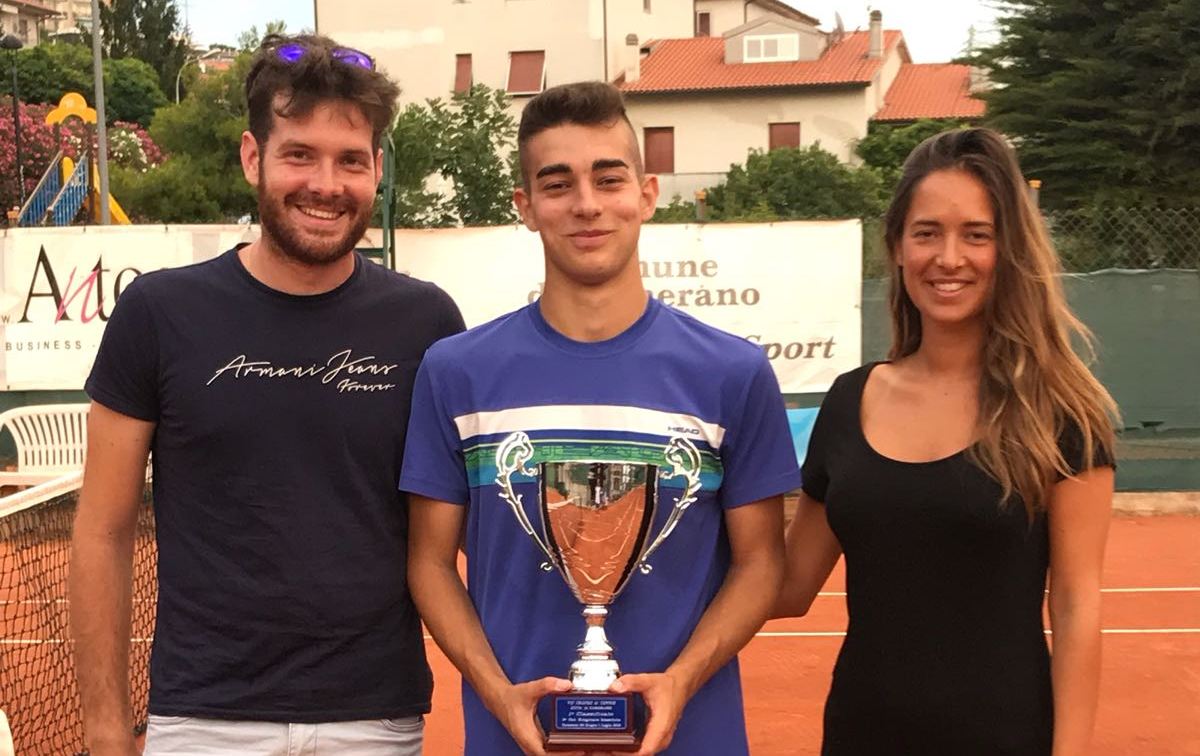 Igino Celiberti (San Marino Tennis Academy) a segno a Camerano