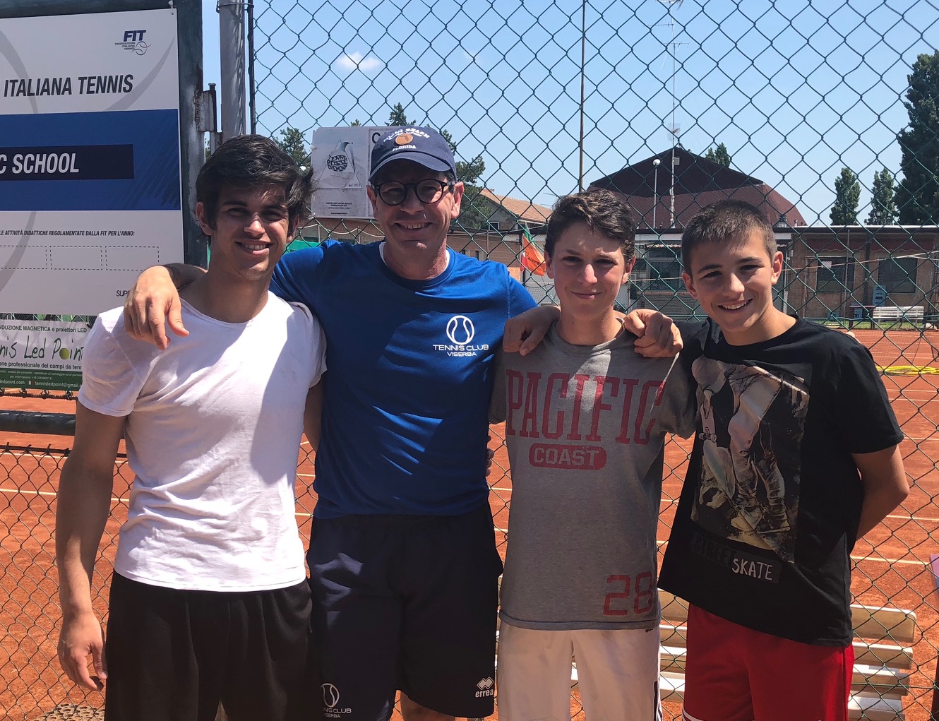 Tennis Viserba festeggia anche la promozione in serie D2 maschile