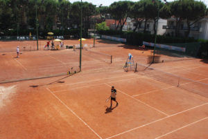 I campi del Tennis Club Riccione