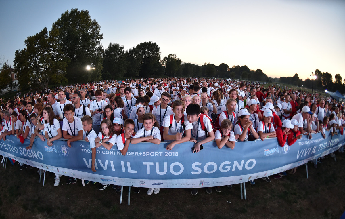 “Vivi il tuo sogno”: via a Rimini al 5° Trofeo Coni Kinder+Sport 2018