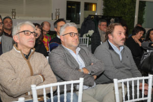 Nevio Castellari (al centro), titolare di Auto Santerno, main sponsor degli Internazionali di Imola