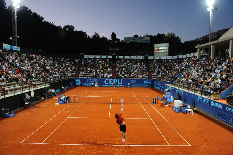 Il Centrale del Centro Tennis Cassa di Risparmio a San Marino