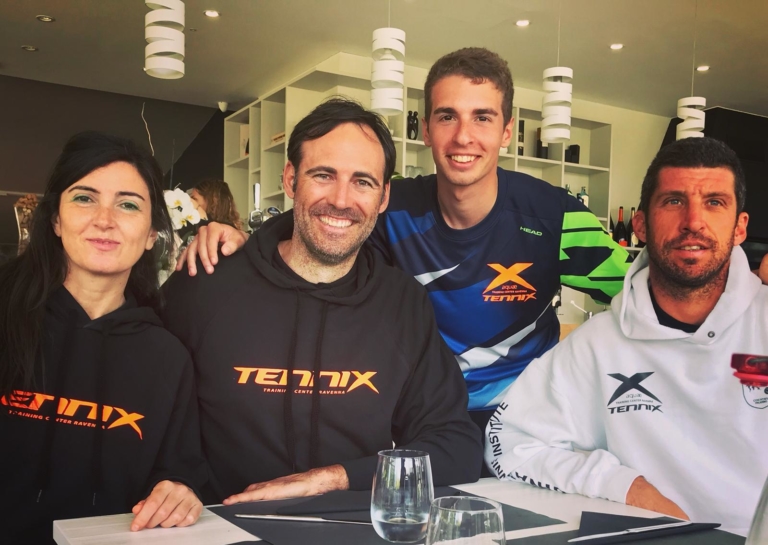 Il gruppo di tecnici di Tennix Aquae