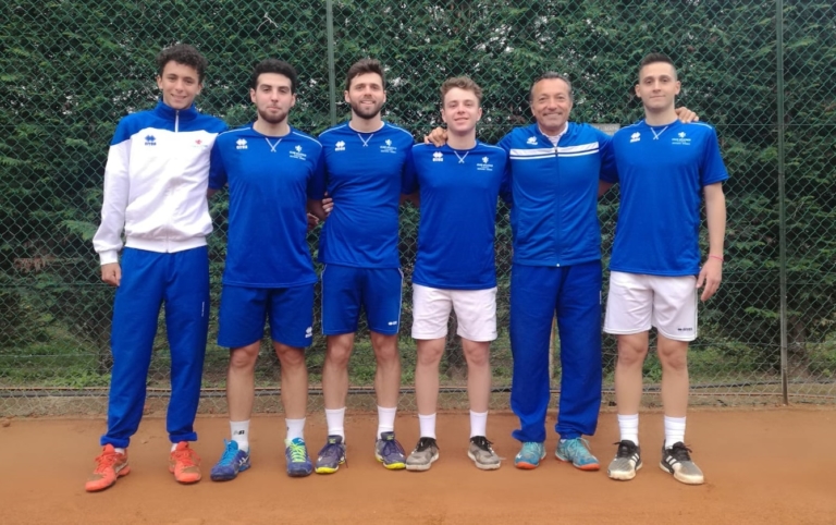 Una delle due squadre maschili di serie C del Tc Faenza