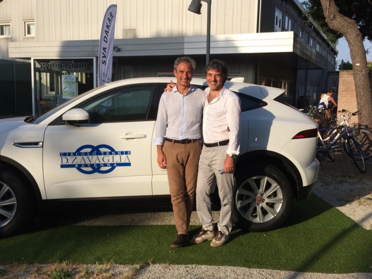 Enrico Crocetti Bernardi con Gianmarco Gamberini di Sva Dakar Jaguar