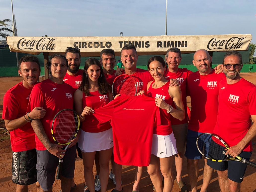 La squadra degli avvocati tennisti di Rimini