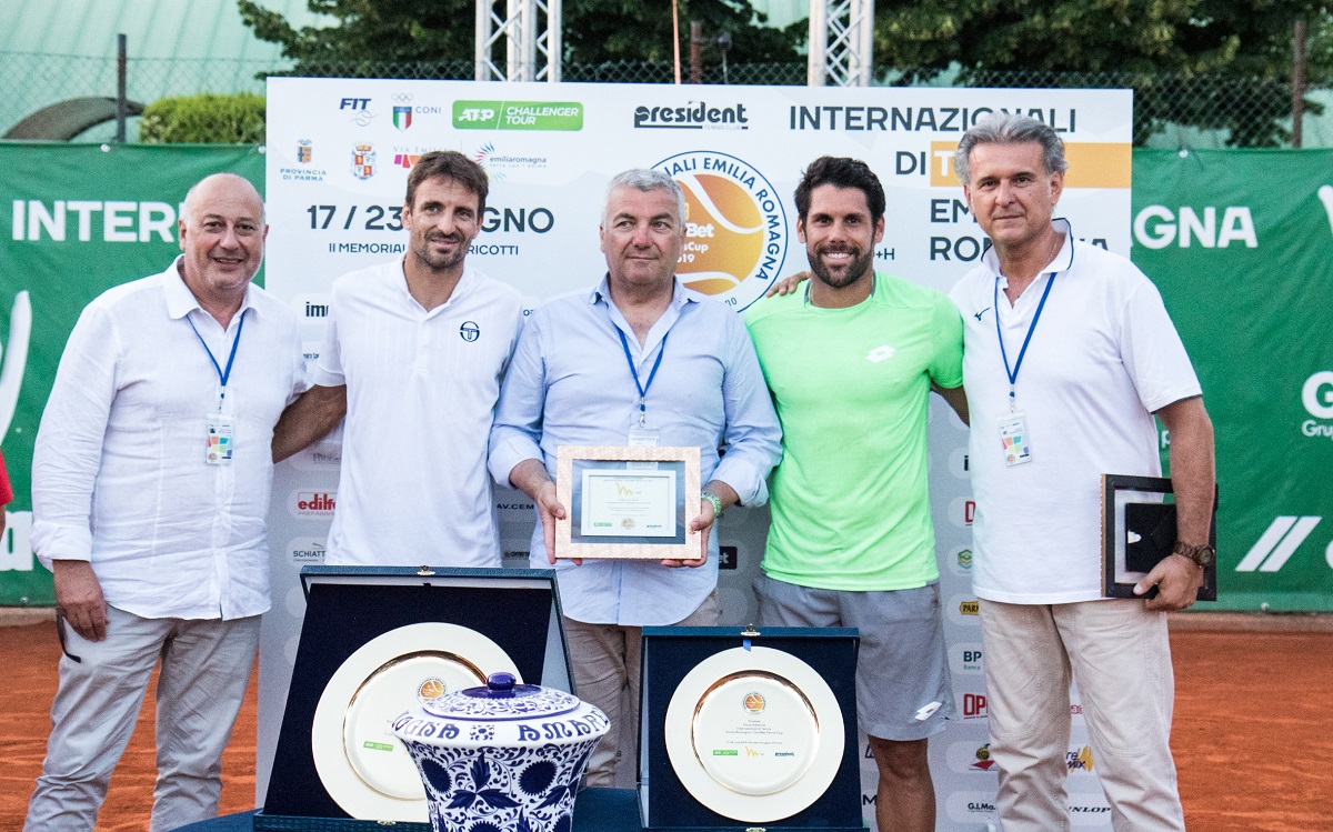 La premiazione degli Internazionali di Tennis Emilia Romagna - GoldBet Tennis Cup a Parma