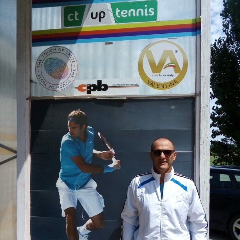 Pier Paolo Bisoli al circolo Up Tennis