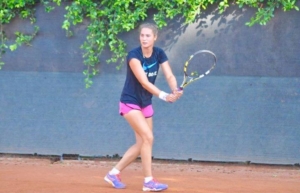 Sara Gregoroni, giocatrice del Tennis Club Riccione