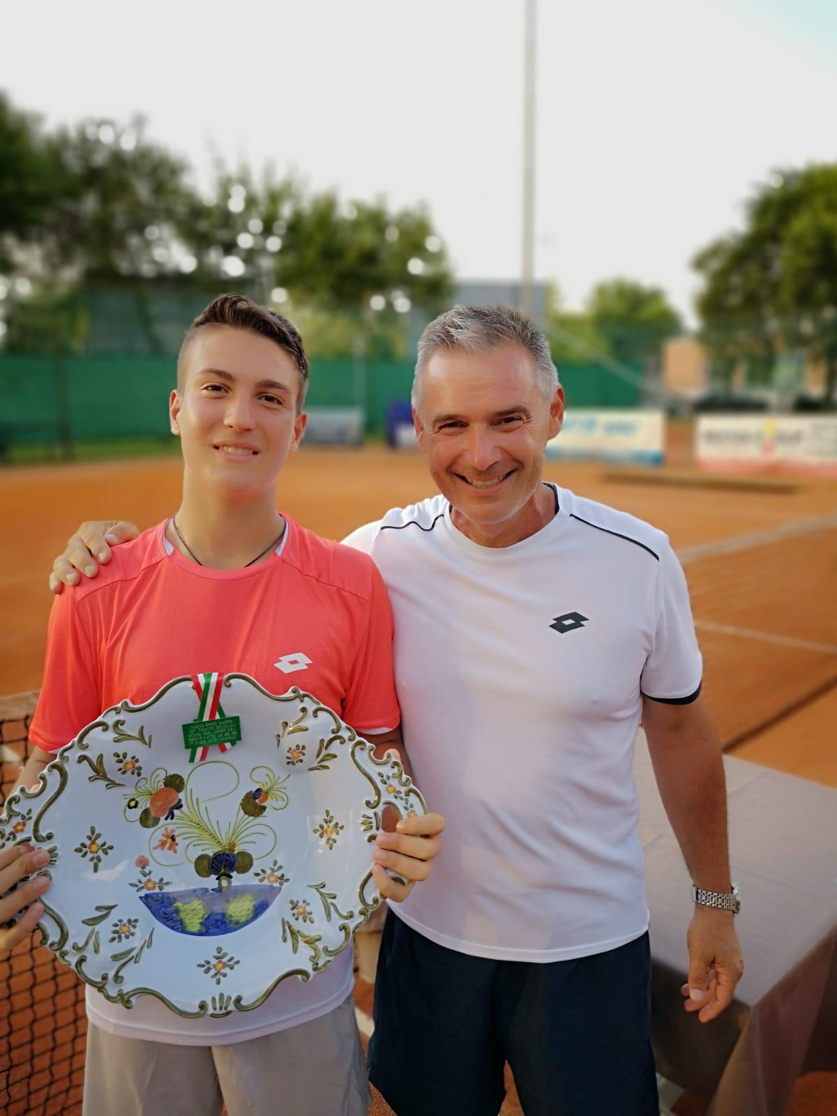 Enrico Lanza Cariccio con Cesare Guiotto