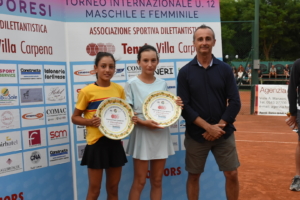 Memorial Gaio Camporesi: la premiazione dell'israeliana Mika Buchnik e della rumena Maria Teodora Nagy