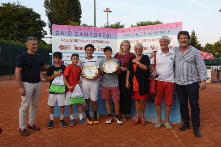 Villa Carpena: la premiazione delle coppie Matteo Sciahbasi/Riccardo Surano e Michele Mecarelli/Danny Stella