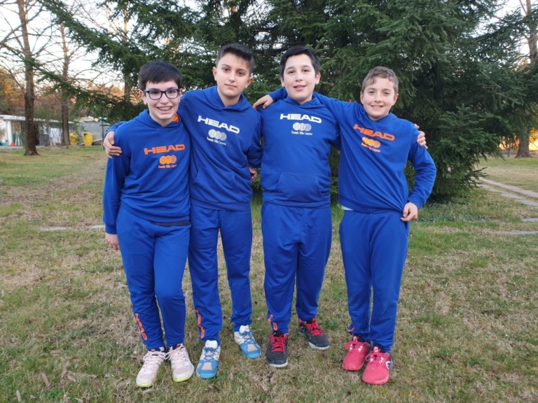 La squadra Villa Carpena under 12