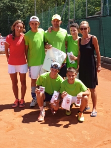 La squadra under 14 maschile del Villa Carpena vincitrice della fase di Macroarea Centro-Nord