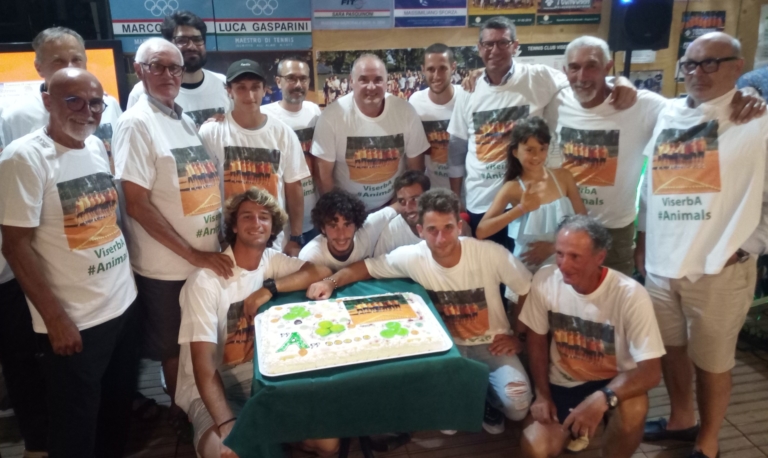 Il Tennis Viserba festeggia la promozione in serie A2