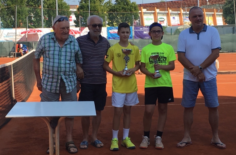 La premiazione del torneo under 12 del Circolo Tennis Cesena