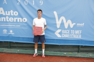 Luca Pancaldi, vincitore della tappa di Imola Race to MEF Challenger