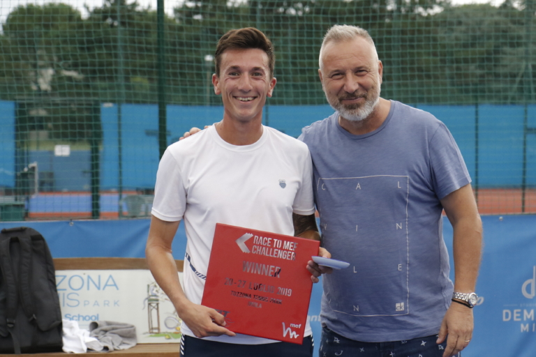 Race to MEF Challenger Imola: Luca Pancaldi premiato da Massimiliano Narducci