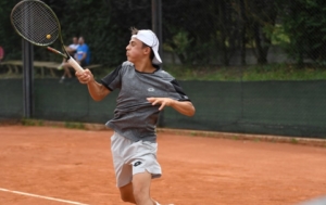 Mattia Ricci in azione