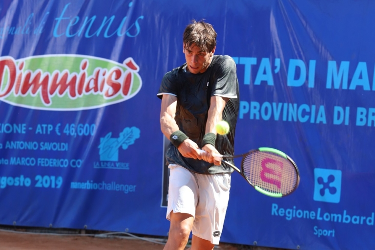 Enrico Dalla Valle in azione a Manerbio