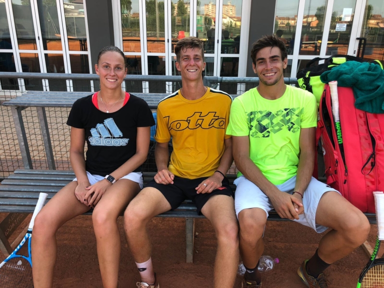 Anita Husaric, Michele Vianello ed Enrico Dalla Valle al Ct Zavaglia Ravenna