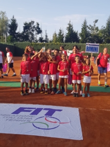 La squadra di Rimini che si è piazzata al 2° posto in Coppa delle Province