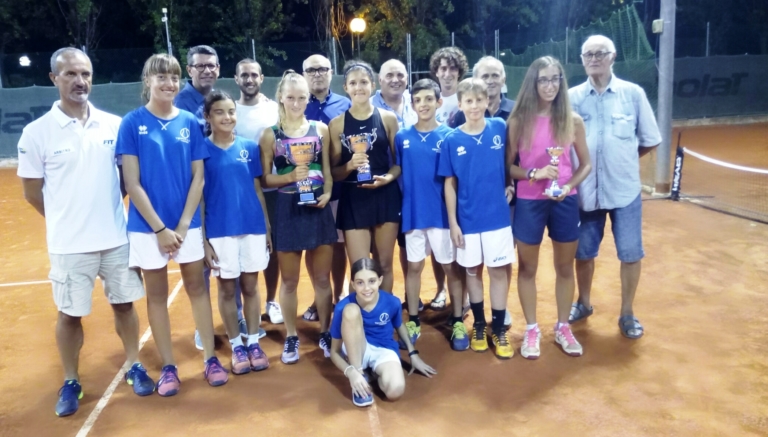 Open femminile Tennis Viserba: la premiazione di Alessandra Mazzola e Marta Rubina De Ponti