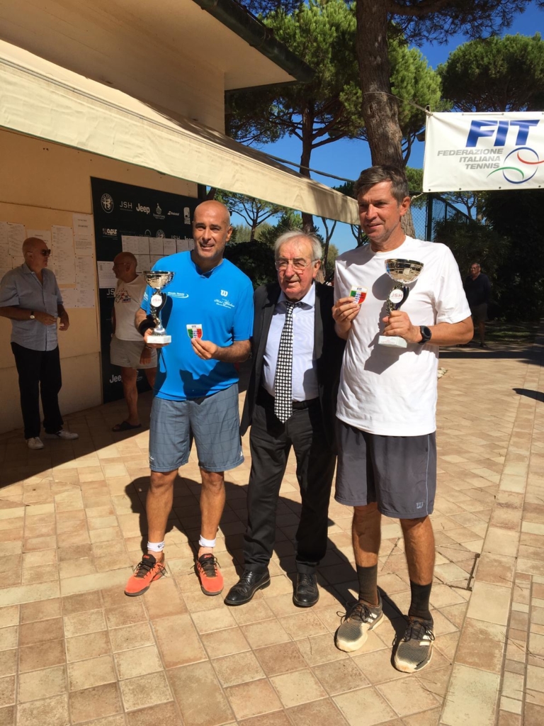 Campionati italiani veterani: la premiazione di Stefano Torrisi e Paolo Pambianco