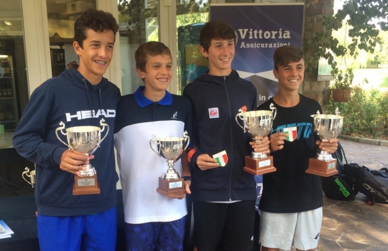 Premiazione doppio campionati italiani Under 14