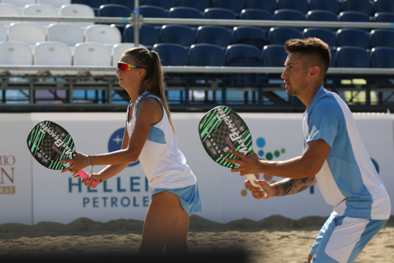 Beach tennis: il doppio misto sammarinese Alice Grandi/Nicolò Bombini