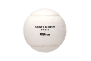 La pallina da tennis Wilson Saint Laurent