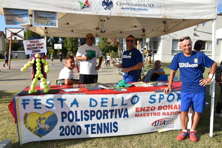 Festa dello Sport Cervia: lo stand della Polisportiva 2000