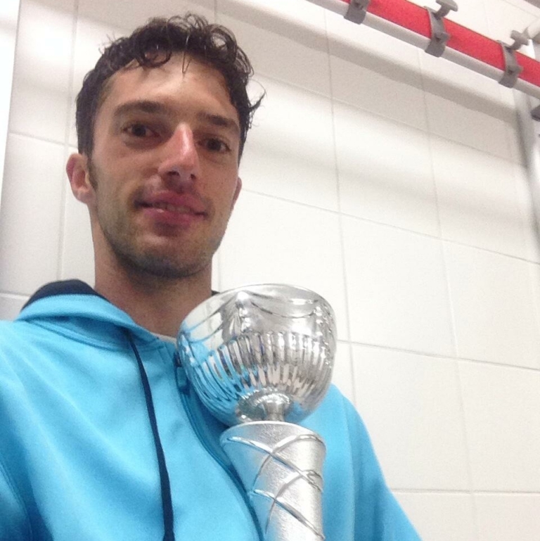 Umberto Crocetti con il trofeo