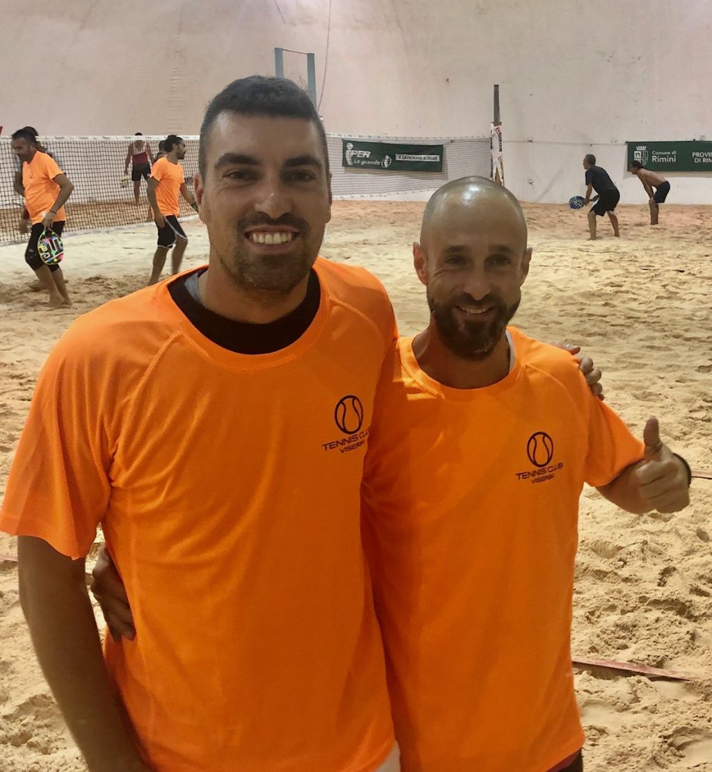 Beach tennis Viserba: Enrico Casadio e Matteo Amadori