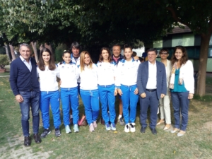 Tennis Club Faenza: la squadra di A1 femminile con tecnici e dirigenti