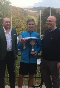 Master giovanile Australian: la premiazione di Jacopo Antonelli