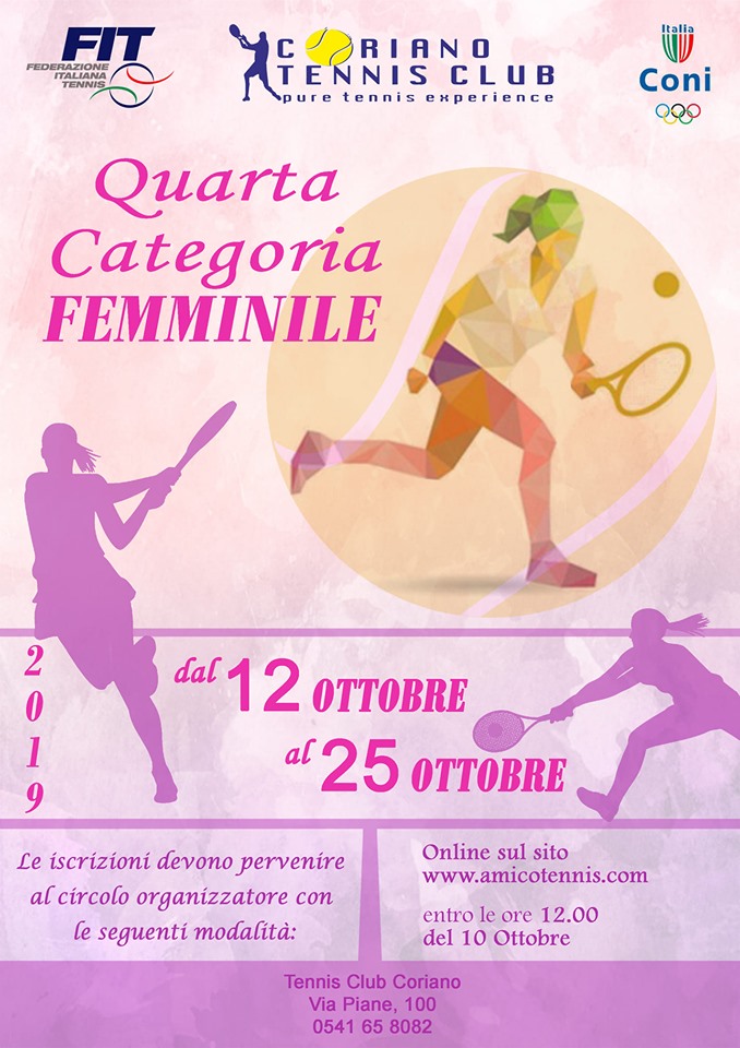 Tennis Club Coriano: Trofeo d'Autunno