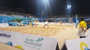 Beach Tennis: le sammarinesi Colonna-Grandi in azione contro le azzurre Daina-Nobile
