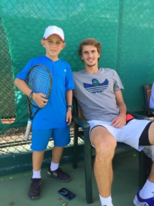 Dennis Spircu a Montecarlo con Sascha Zverev